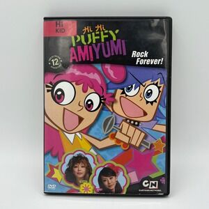 Hi Hi Puffy AmiYumi Rock Forever DVD Cartoon Network Anime Pre-Owned‎ Clean Disc